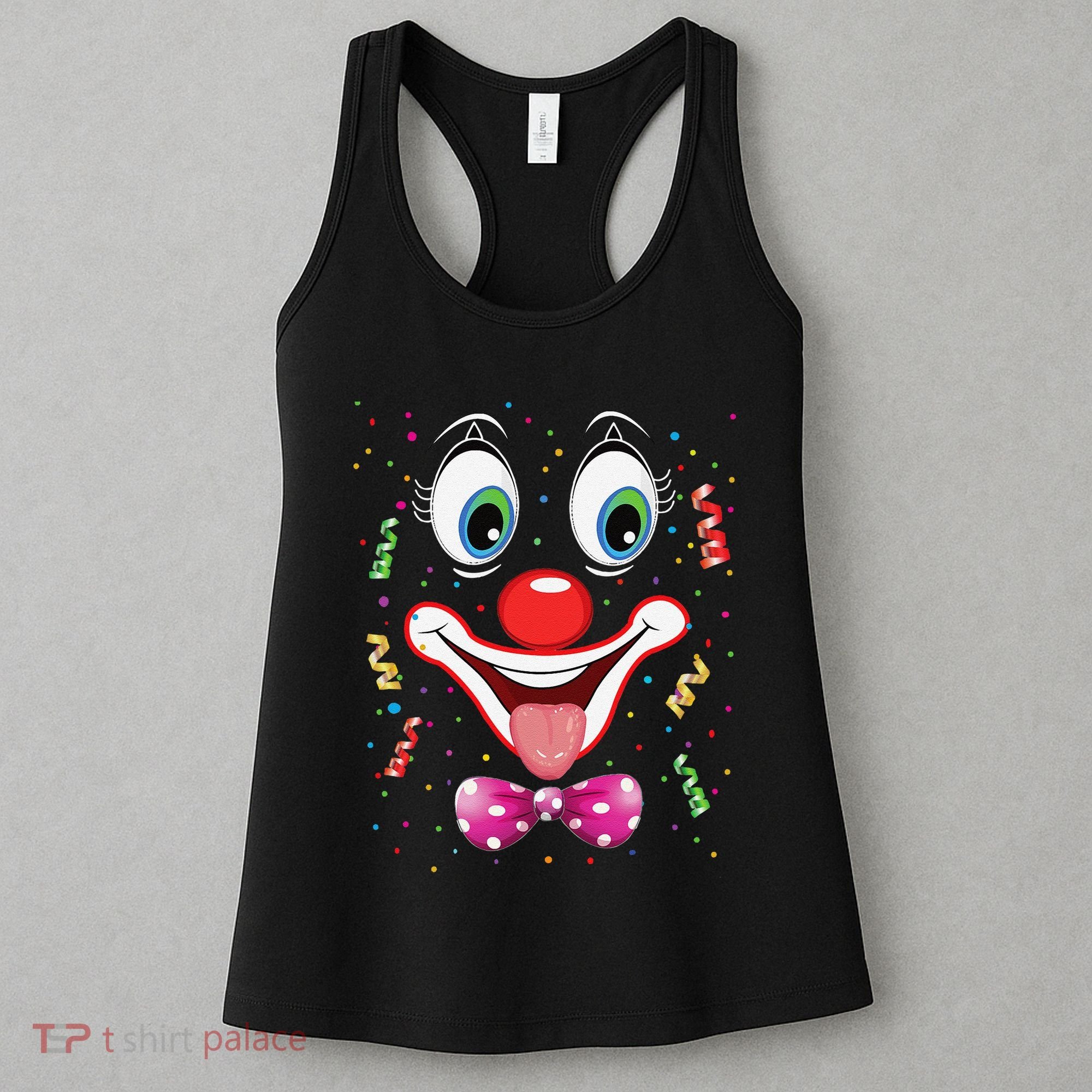 Carnival Clown Face Circus Carnivals Women's Tank Top