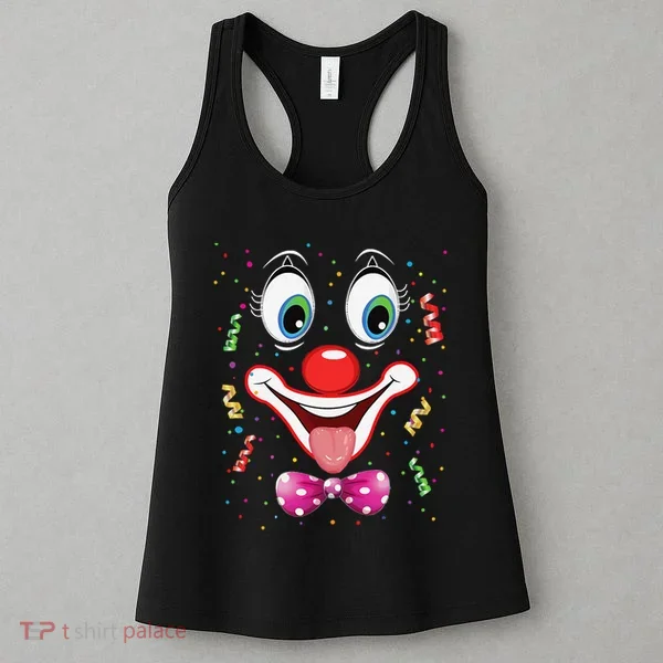 Carnival Clown Face Circus Carnivals Women's Tank Top