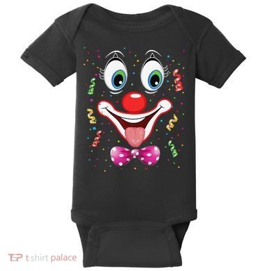 Carnival Clown Face Circus Carnivals Baby Bodysuit