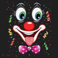 Carnival Clown Face Circus Carnivals Hat thumb 2