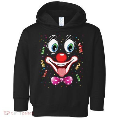 Carnival Clown Face Circus Carnivals Toddler Hoodie