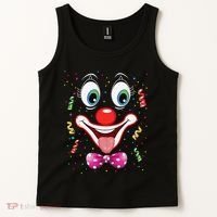 Carnival Clown Face Circus Carnivals Tank Top thumb 2