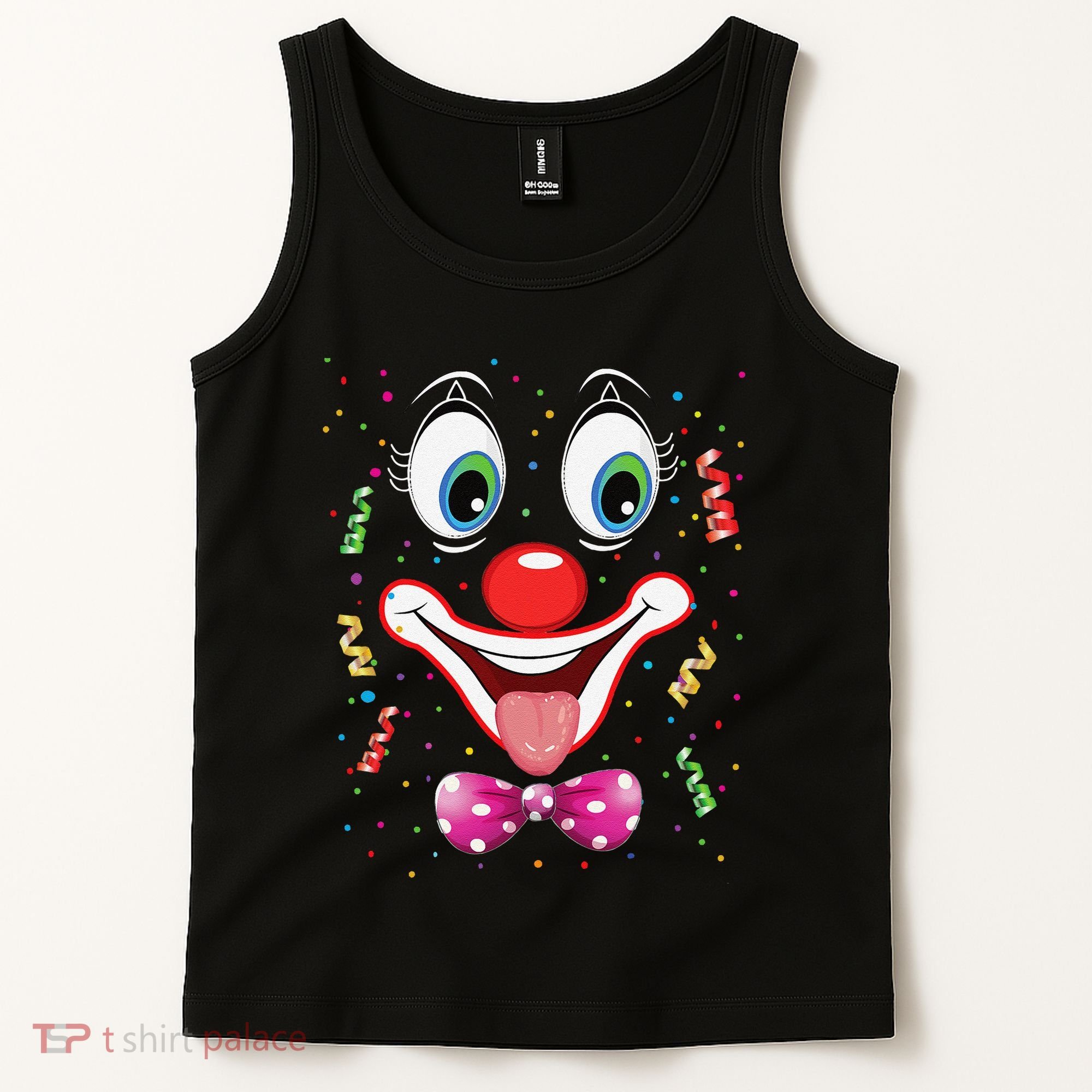Carnival Clown Face Circus Carnivals Tank Top