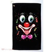 Carnival Clown Face Circus Carnivals Golf Towel thumb 0