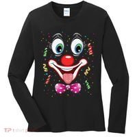 Carnival Clown Face Circus Carnivals Women's Long Sleeve Shirt thumb 0