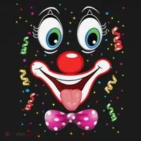 Carnival Clown Face Circus Carnivals Women's Long Sleeve Shirt thumb 2