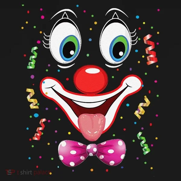 Carnival Clown Face Circus Carnivals Women's Long Sleeve Shirt