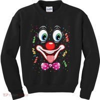 Carnival Clown Face Circus Carnivals Kids Sweatshirt thumb 0