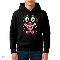 Carnival Clown Face Circus Carnivals Kids Hoodie thumb 4