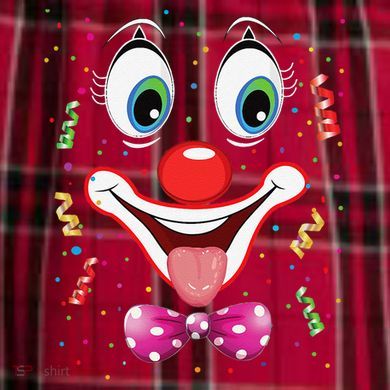 Carnival Clown Face Circus Carnivals Women's Flannel Plaid Pajama Pants