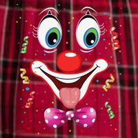 Carnival Clown Face Circus Carnivals Women's Flannel Plaid Pajama Pants thumb 2