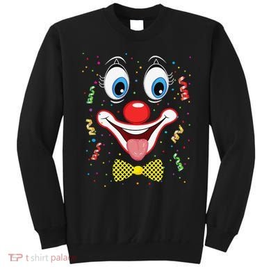 Carnival Clown Face Circus Carnivals Sweatshirt