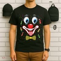 Carnival Clown Face Circus Carnivals T-Shirt thumb 6