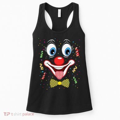 Carnival Clown Face Circus Carnivals Women's Tank Top