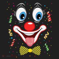 Carnival Clown Face Circus Carnivals Hat thumb 2