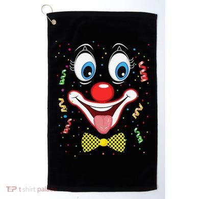 Carnival Clown Face Circus Carnivals Golf Towel