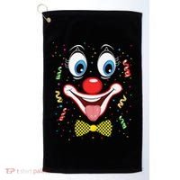 Carnival Clown Face Circus Carnivals Golf Towel thumb 0