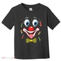 Carnival Clown Face Circus Carnivals Toddler T-Shirt thumb 0