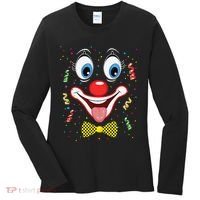 Carnival Clown Face Circus Carnivals Women's Long Sleeve Shirt thumb 0