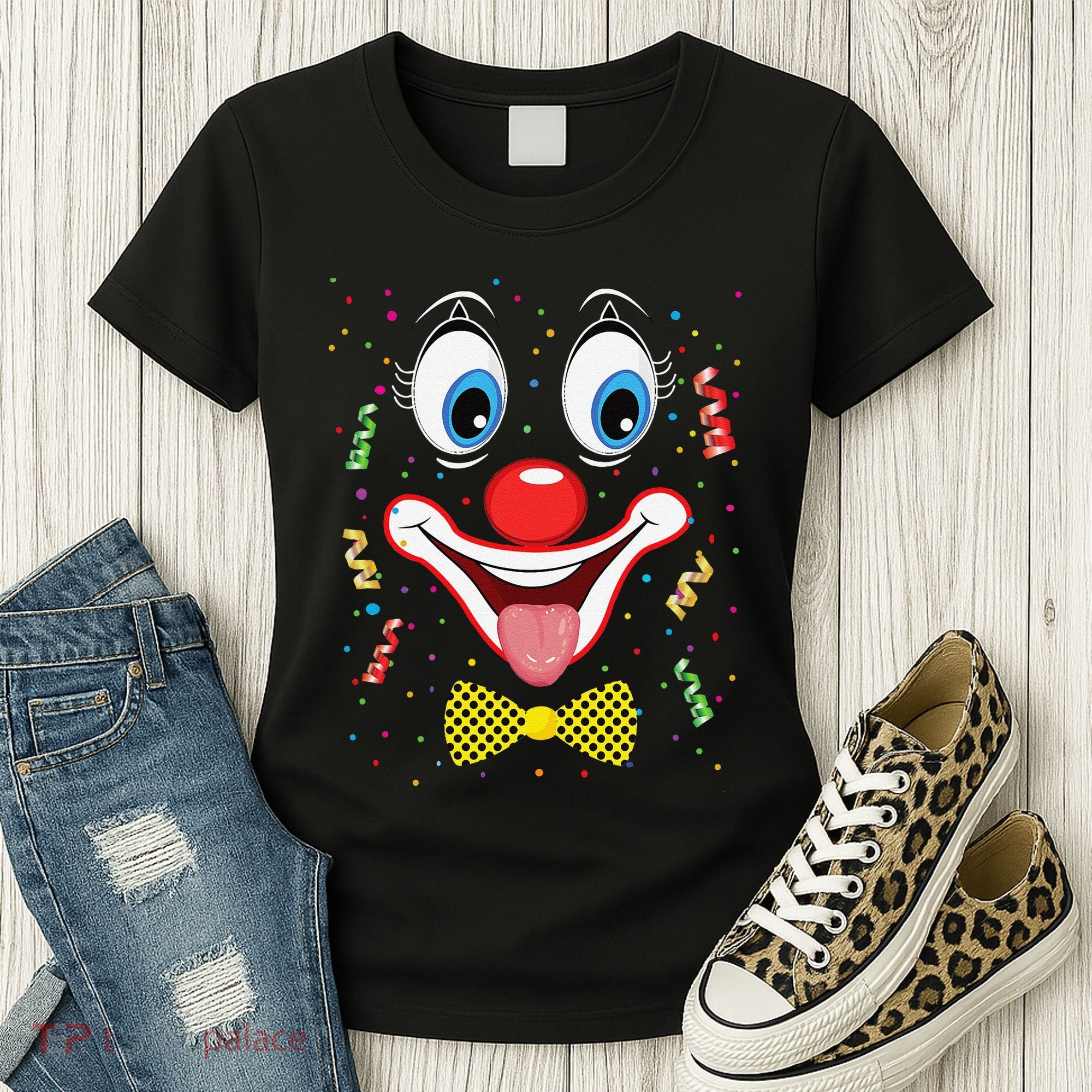 Carnival Clown Face Circus Carnivals Women's T-Shirt