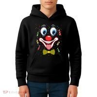 Carnival Clown Face Circus Carnivals Kids Hoodie thumb 4