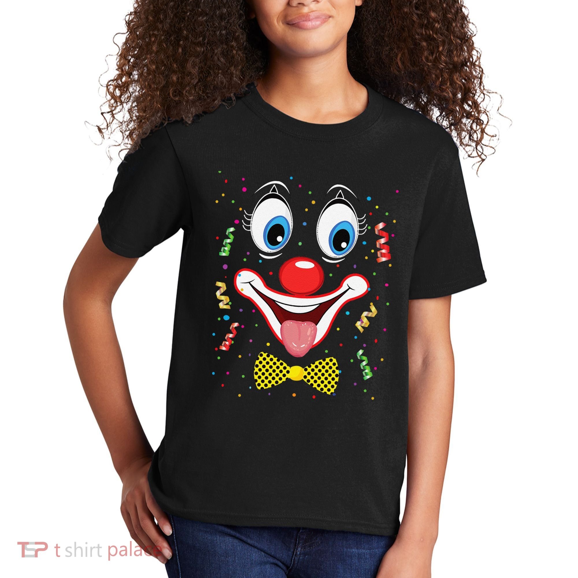 Carnival Clown Face Circus Carnivals Kids T-Shirt