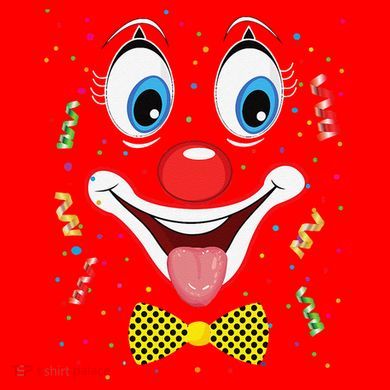 Carnival Clown Face Circus Carnivals Santa Hat