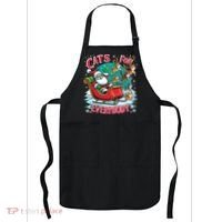Christmas Cats For Everybody Funny Santa Apron thumb 0