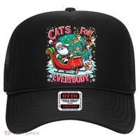 Christmas Cats For Everybody Funny Santa Hat thumb 0