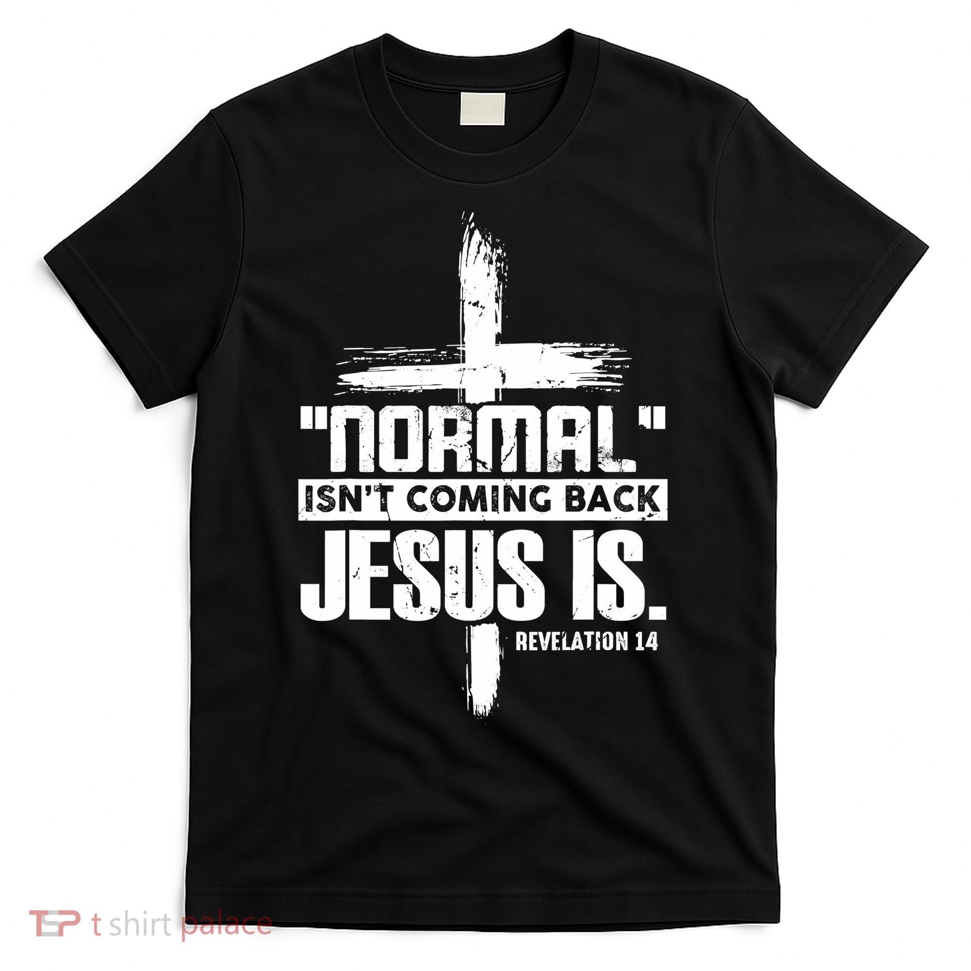 Christian Cross Faith Quote Normal Isn't Coming Back T-Shirt