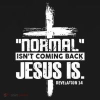 Christian Cross Faith Quote Normal Isn't Coming Back T-Shirt thumb 7