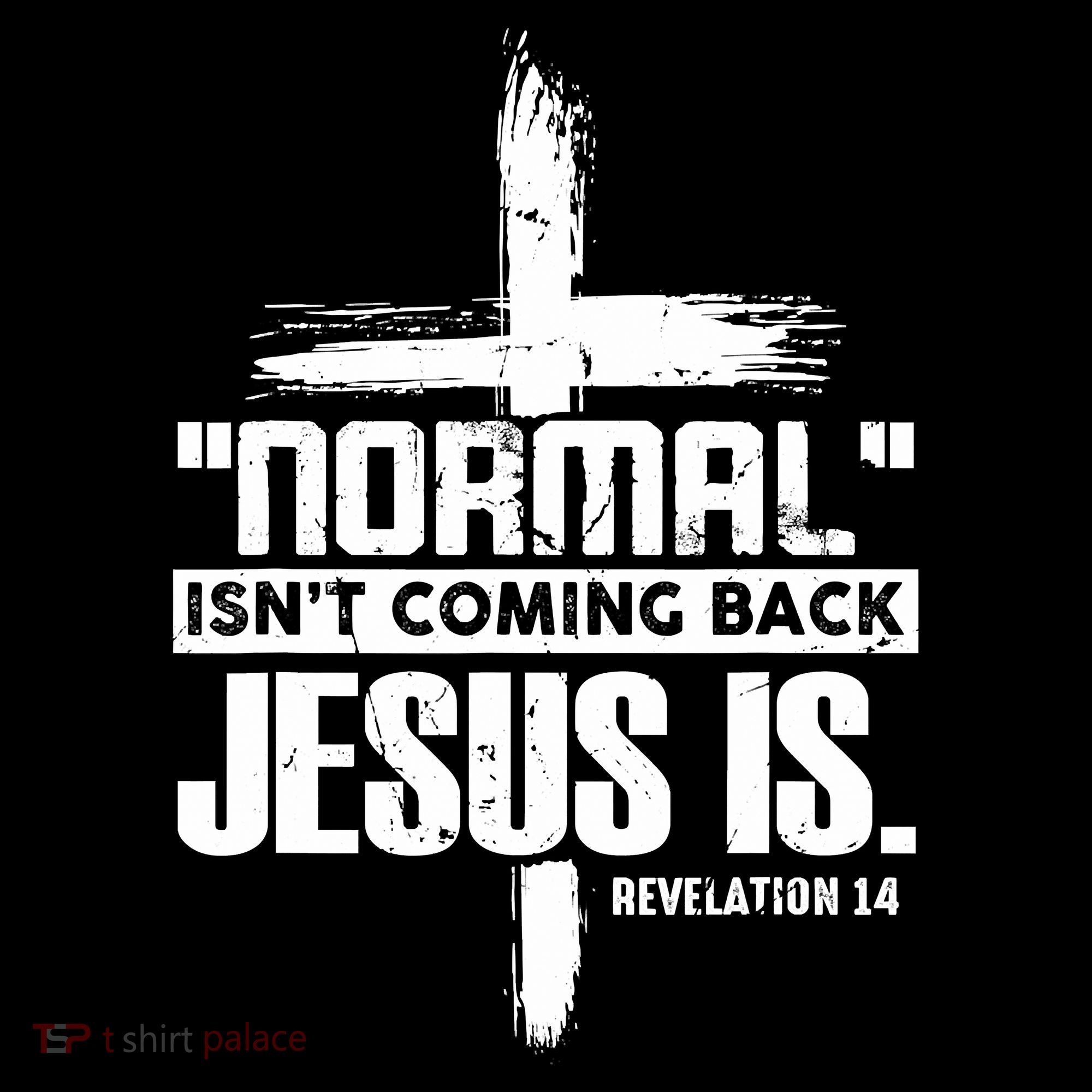Christian Cross Faith Quote Normal Isn't Coming Back Coffee Mug