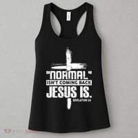 Christian Cross Faith Quote Normal Isn't Coming Back Women's Tank Top thumb 3