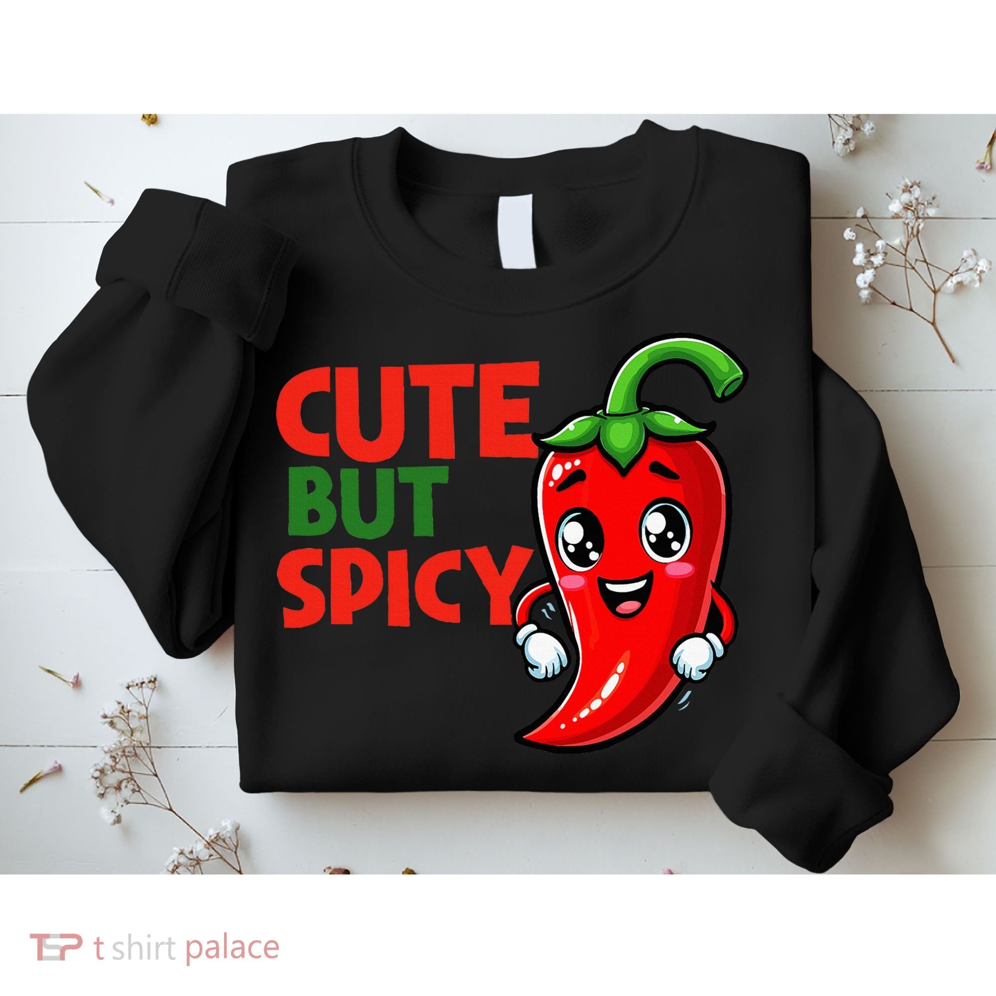 Cute Chili Funny Cute But Spicy Sweatshirt