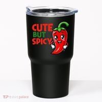 Cute Chili Funny Cute But Spicy Tumbler thumb 0