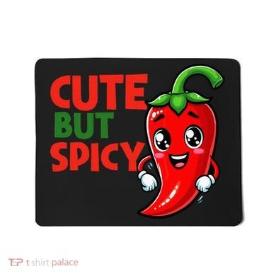 Cute Chili Funny Cute But Spicy Mousepad