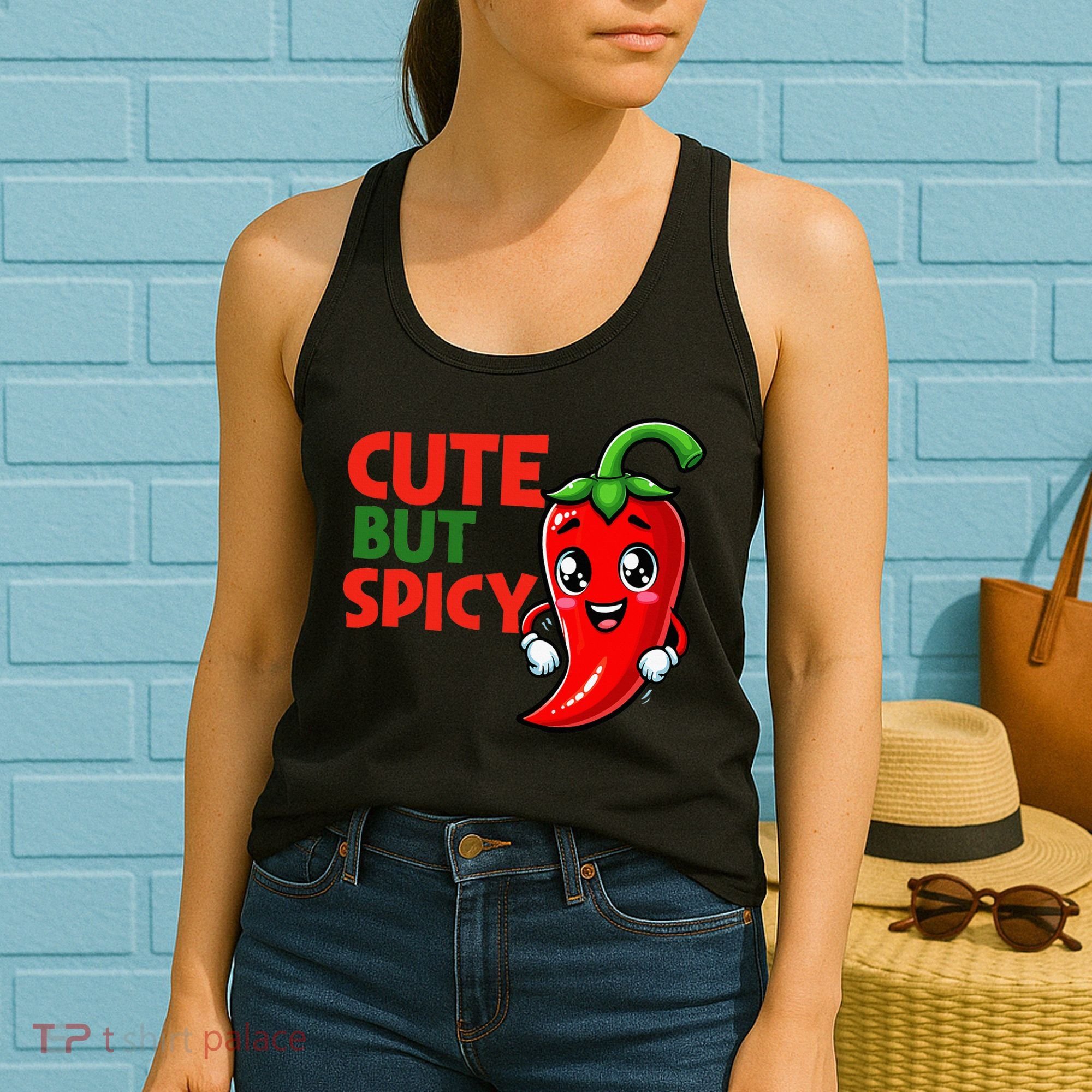 Cute Chili Funny Cute But Spicy Women's Tank Top