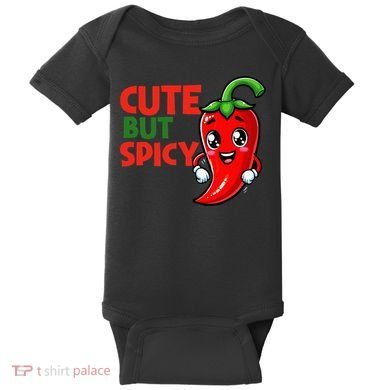 Cute Chili Funny Cute But Spicy Baby Bodysuit