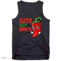 Cute Chili Funny Cute But Spicy Tank Top thumb 0