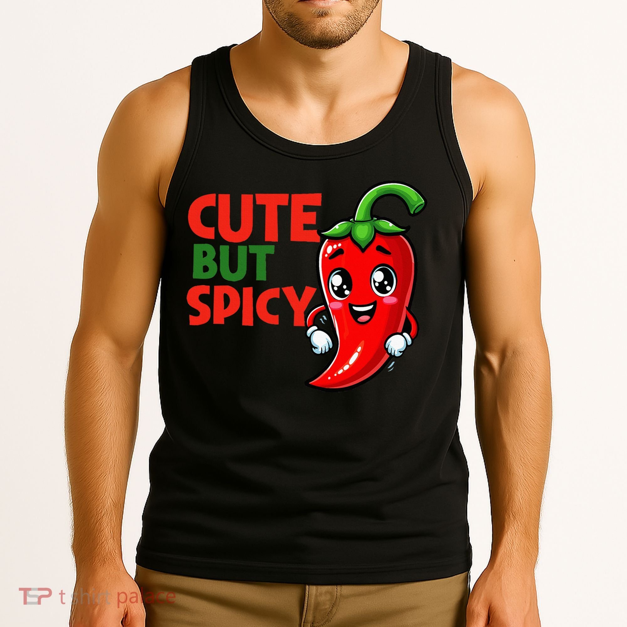 Cute Chili Funny Cute But Spicy Tank Top