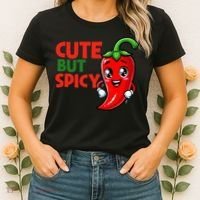 Cute Chili Funny Cute But Spicy Women's T-Shirt thumb 2