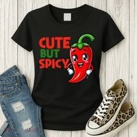 Cute Chili Funny Cute But Spicy Women's T-Shirt thumb 3