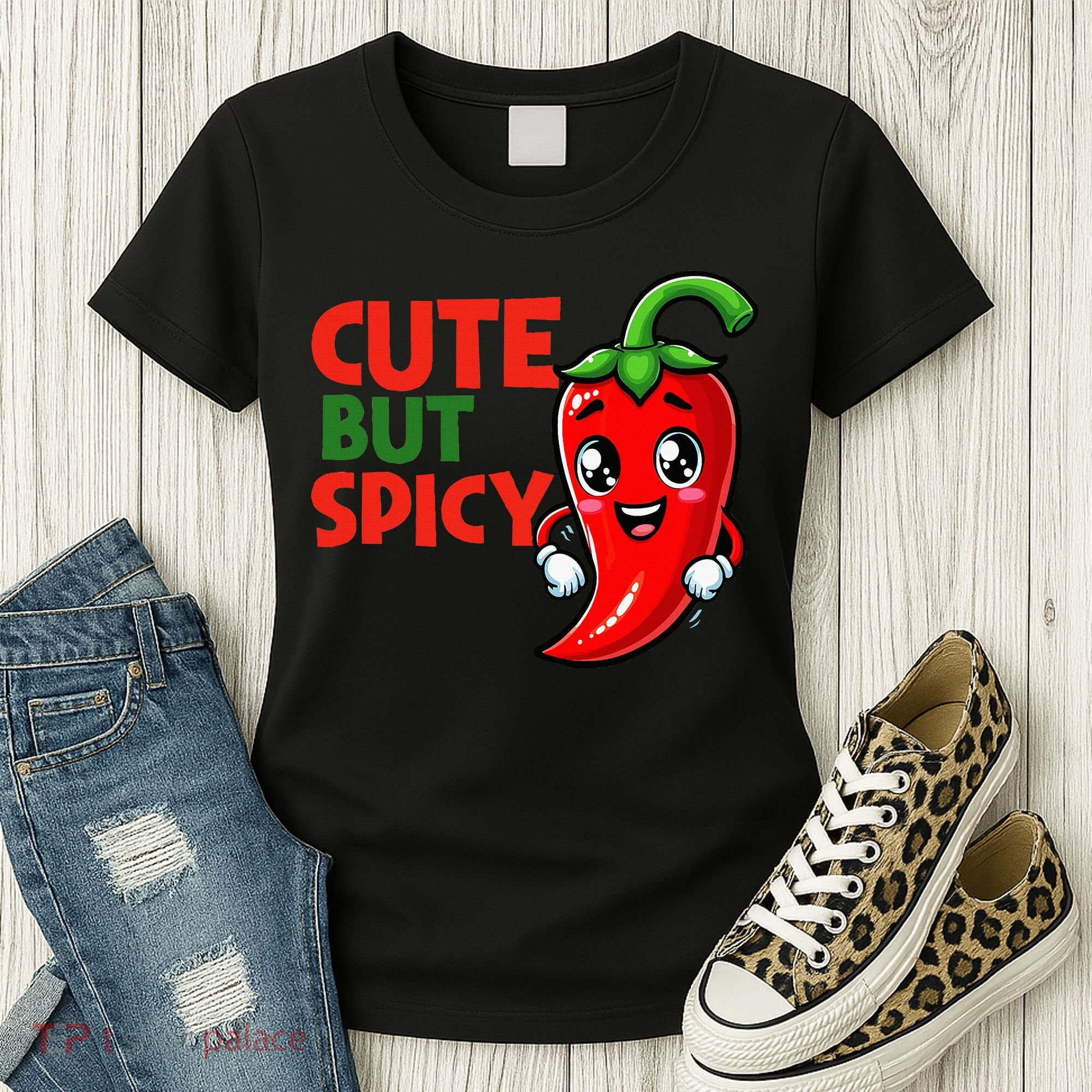 Cute Chili Funny Cute But Spicy Women's T-Shirt
