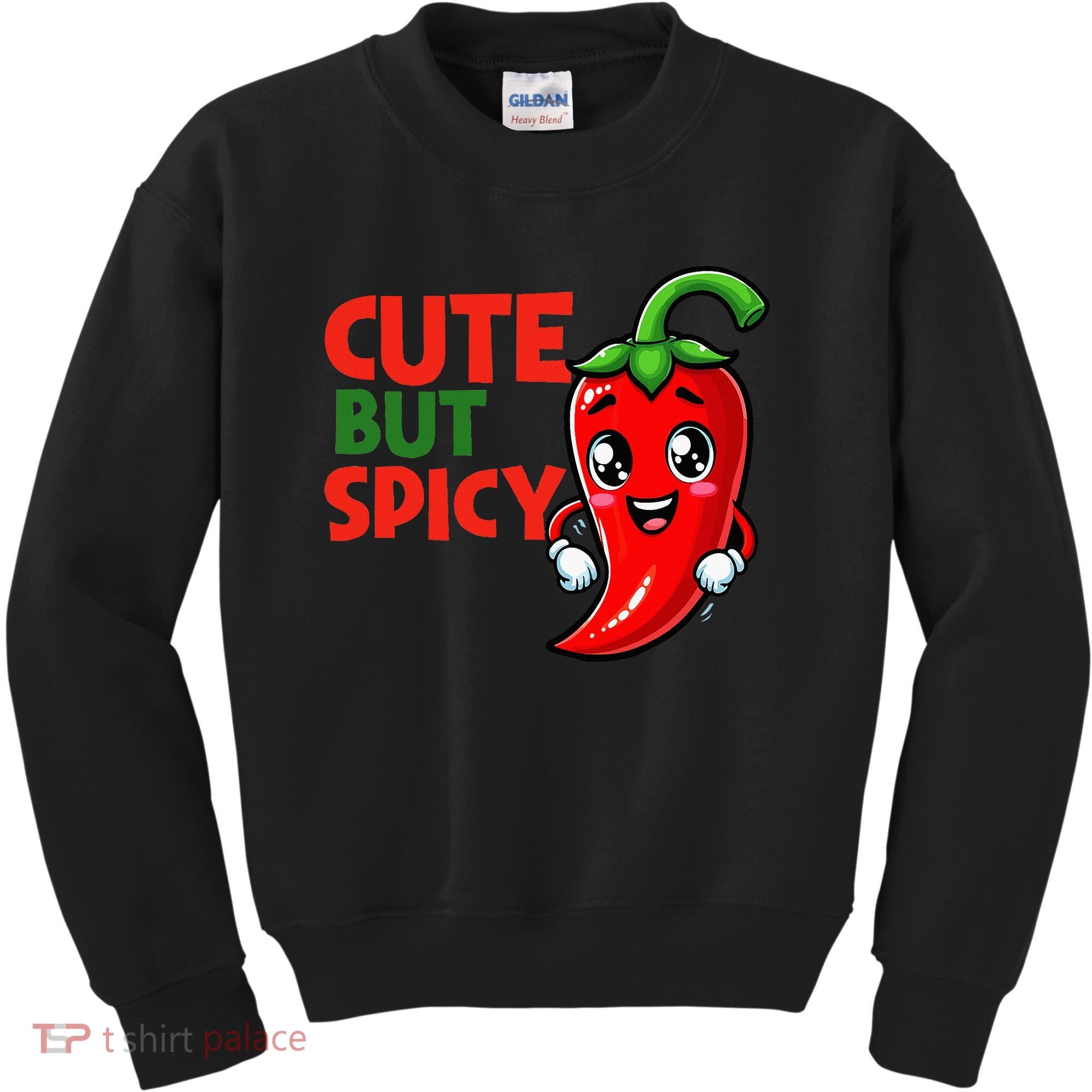 Cute Chili Funny Cute But Spicy Kids Sweatshirt
