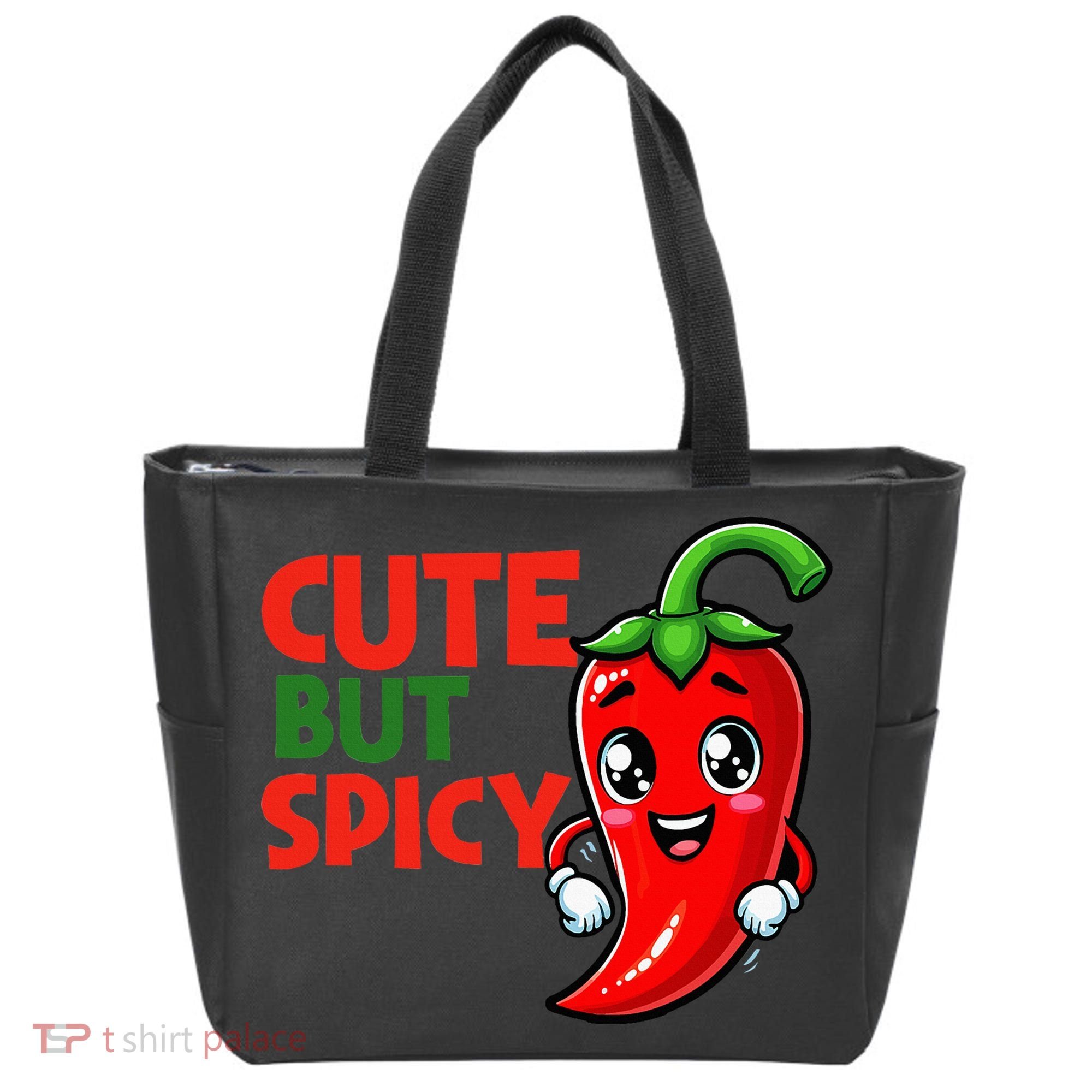 Cute Chili Funny Cute But Spicy Tote Bag
