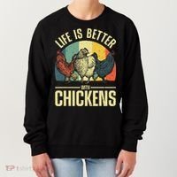 Cute Chicken For Wo Chicken Farmer Whisperer Lovers Women's Sweatshirt thumb 0
