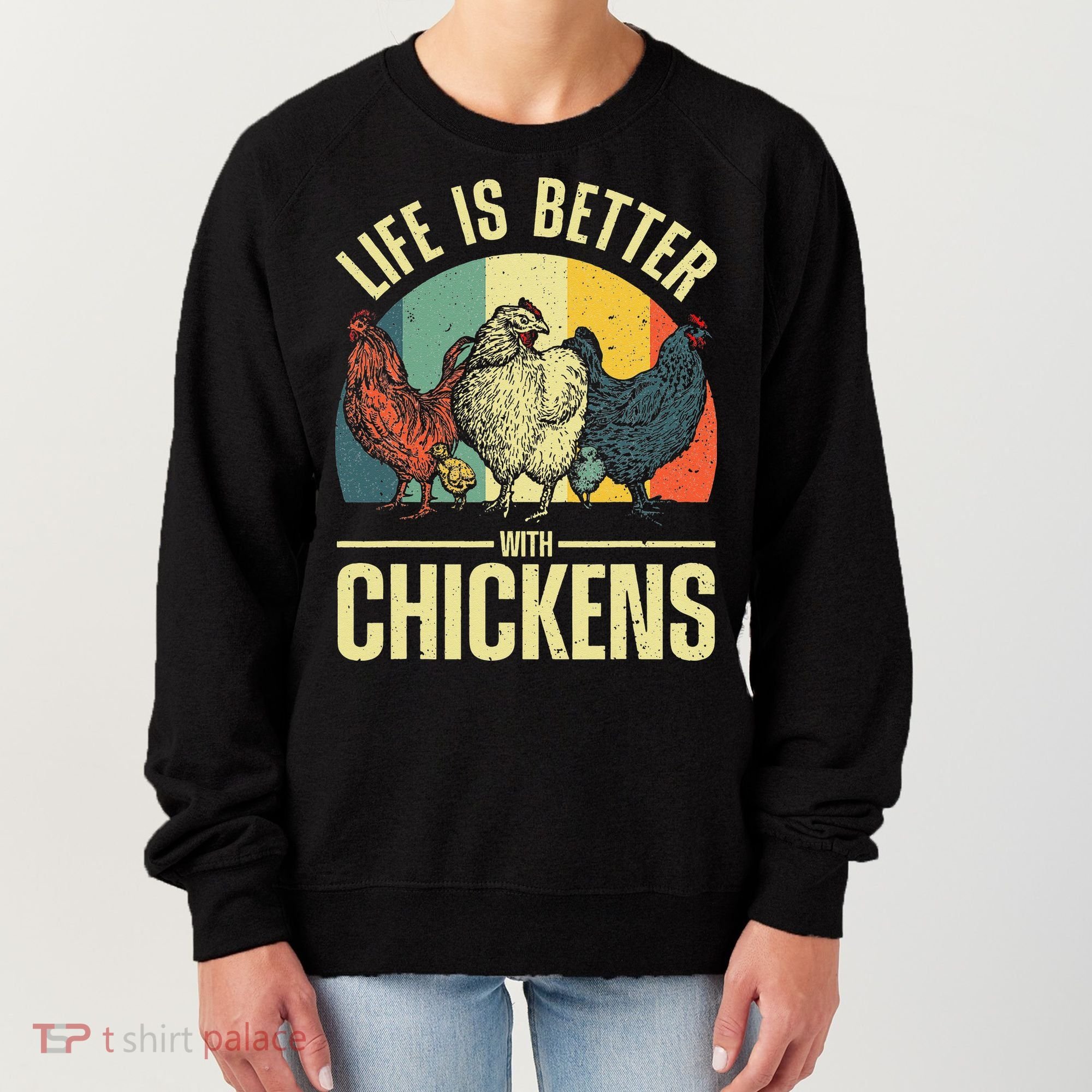 Cute Chicken For Wo Chicken Farmer Whisperer Lovers Women's Sweatshirt