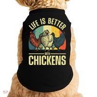 Cute Chicken For Wo Chicken Farmer Whisperer Lovers Doggie Tank thumb 0