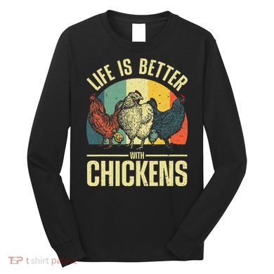 Cute Chicken For Wo Chicken Farmer Whisperer Lovers Long Sleeve Shirt