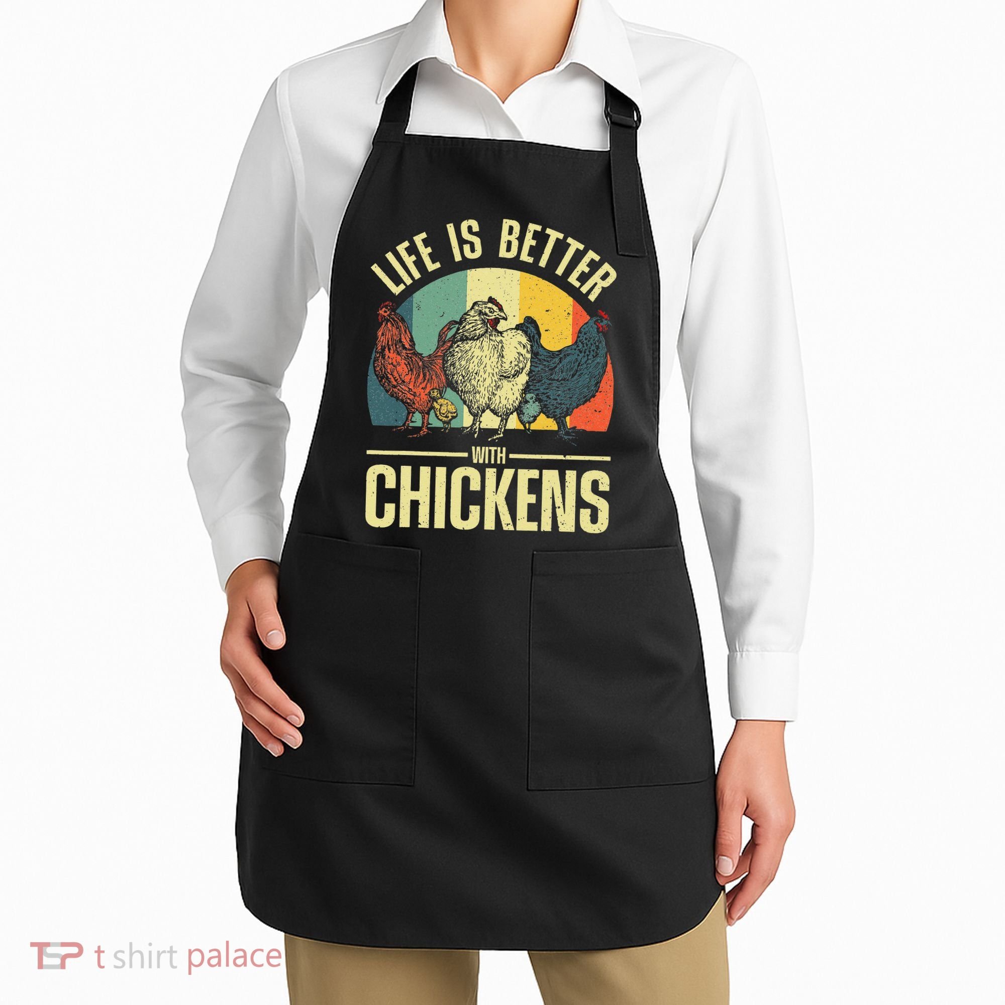 Cute Chicken For Wo Chicken Farmer Whisperer Lovers Apron